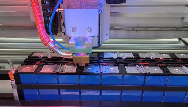 鋰電池組激光焊接